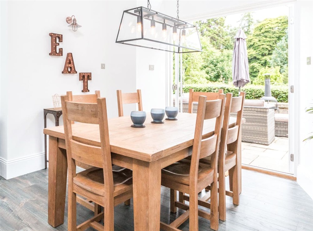 Dining room at Firlands House in Nairn, Morayshire