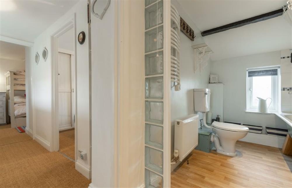 First floor:  Bathroom at First and Last, Trimingham near Norwich