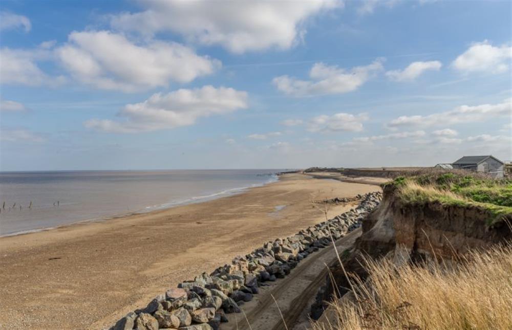 Nearby Happisburgh beach at First and Last, Trimingham near Norwich