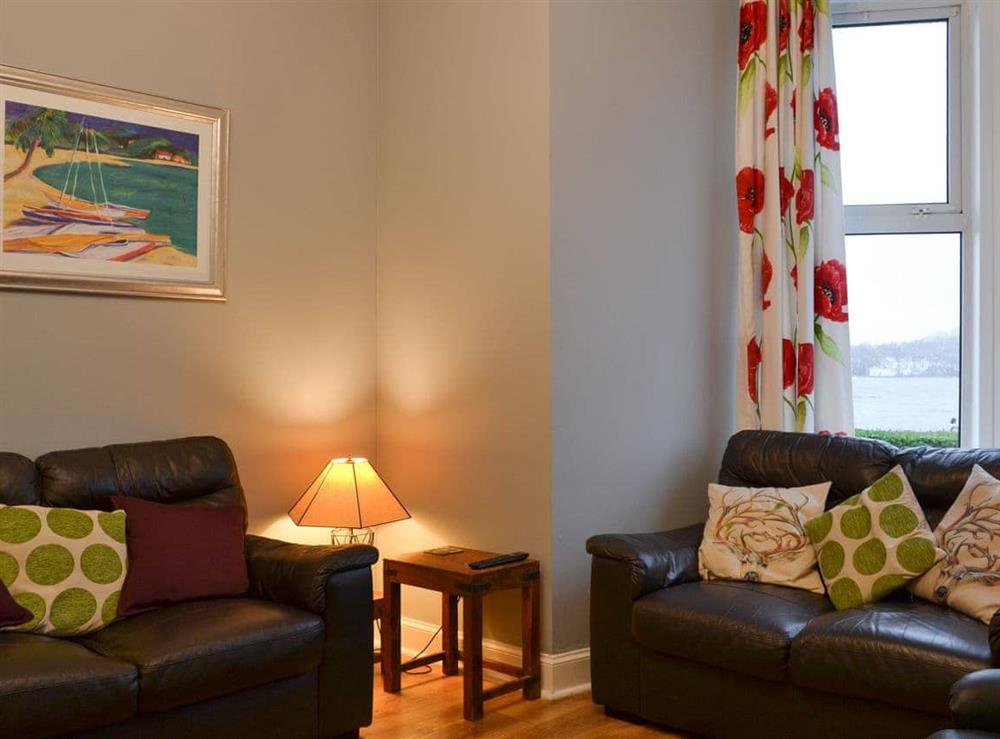 Cosy living room at Firwood in Kilmun, near Dunoon, Argyll