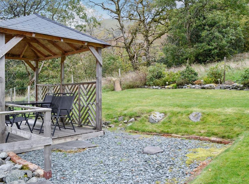 Garden at Fisher Place in Thirlmere, near Keswick, Cumbria
