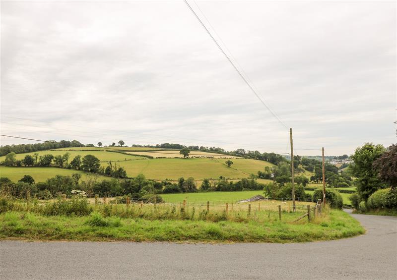 Rural landscape at Fishermans Cottage, Llandysul