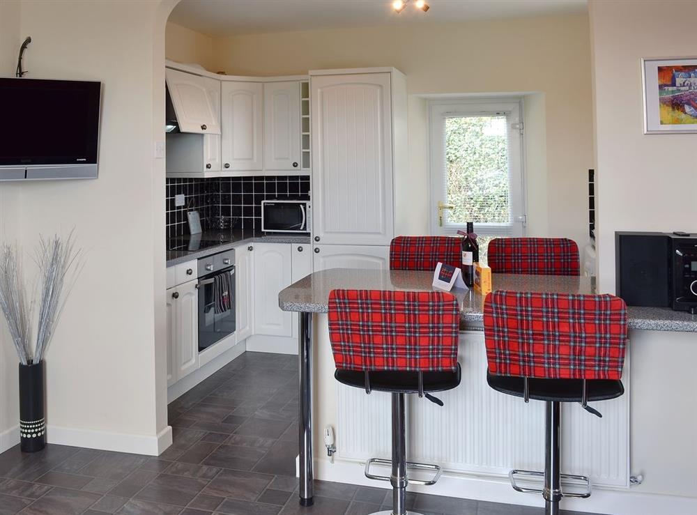 Open plan living/dining room/kitchen at Fishermans Cottage in Newton Stewart, Wigtownshire