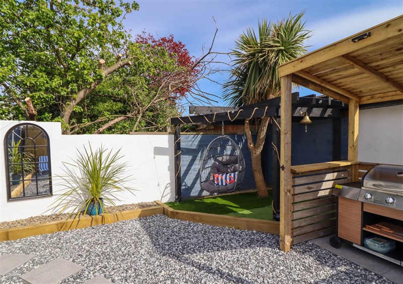 Enjoy the garden at Fishermans Cottage, Prestatyn
