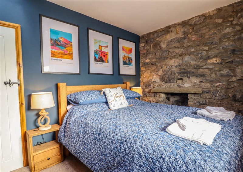 One of the bedrooms at Fishermans Cottage, Prestatyn