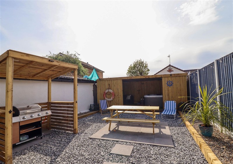 The patio in Fishermans Cottage at Fishermans Cottage, Prestatyn