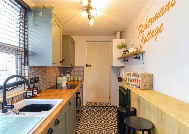 This is the kitchen at Fishermans Cottage, Prestatyn