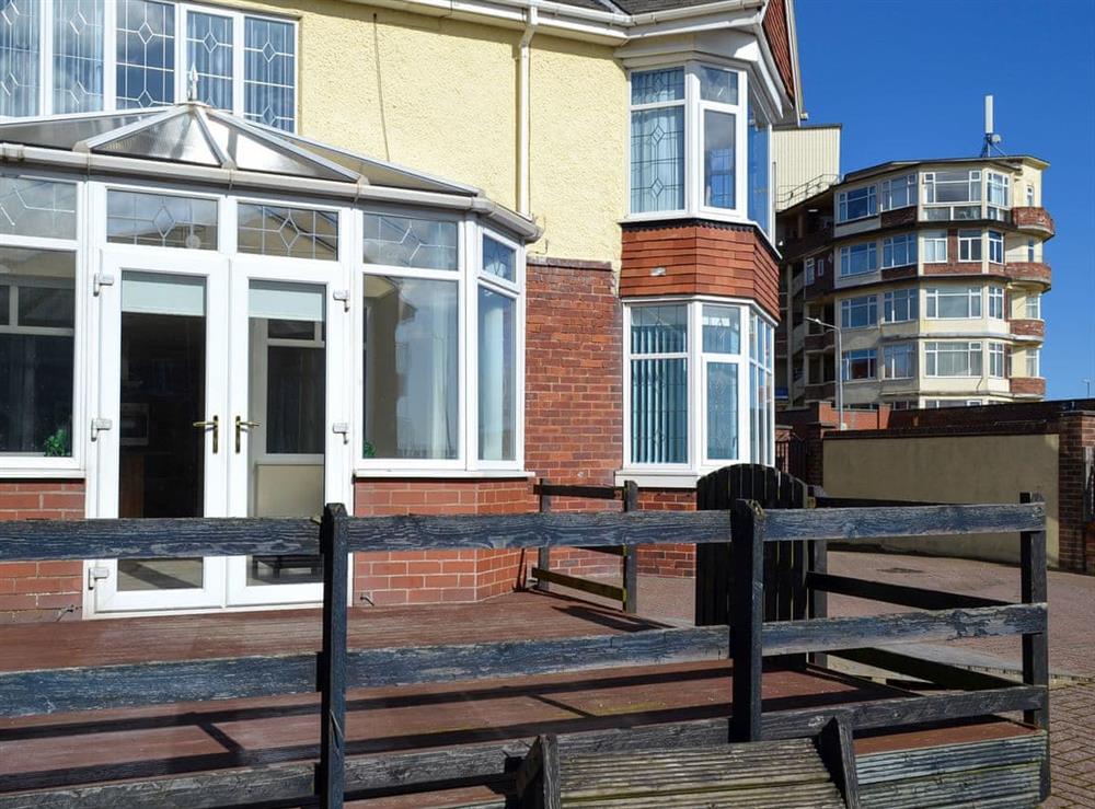 Private, enclosed courtyard at Fishermans Friend in Bridlington, North Humberside