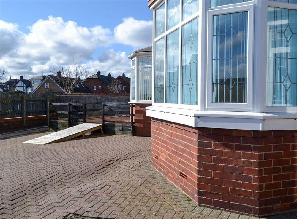 Ramp leading to the conservatory at Fishermans Friend in Bridlington, North Humberside