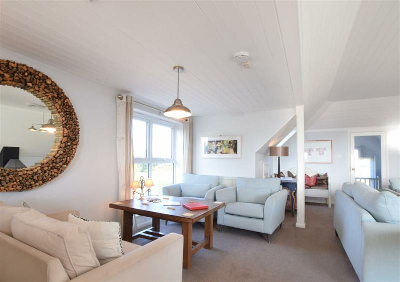The living room at Fishermans Loft, Thorpeness, Thorpeness