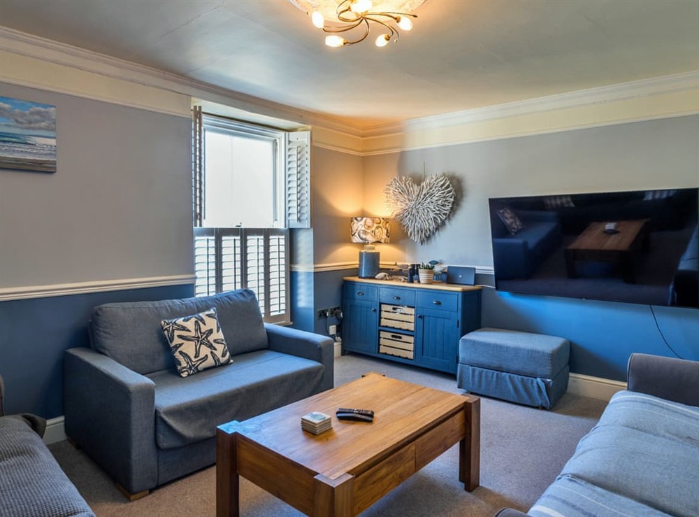 Living room at Fisherman’s Rest in Kingsand and Cawsand, Cornwall