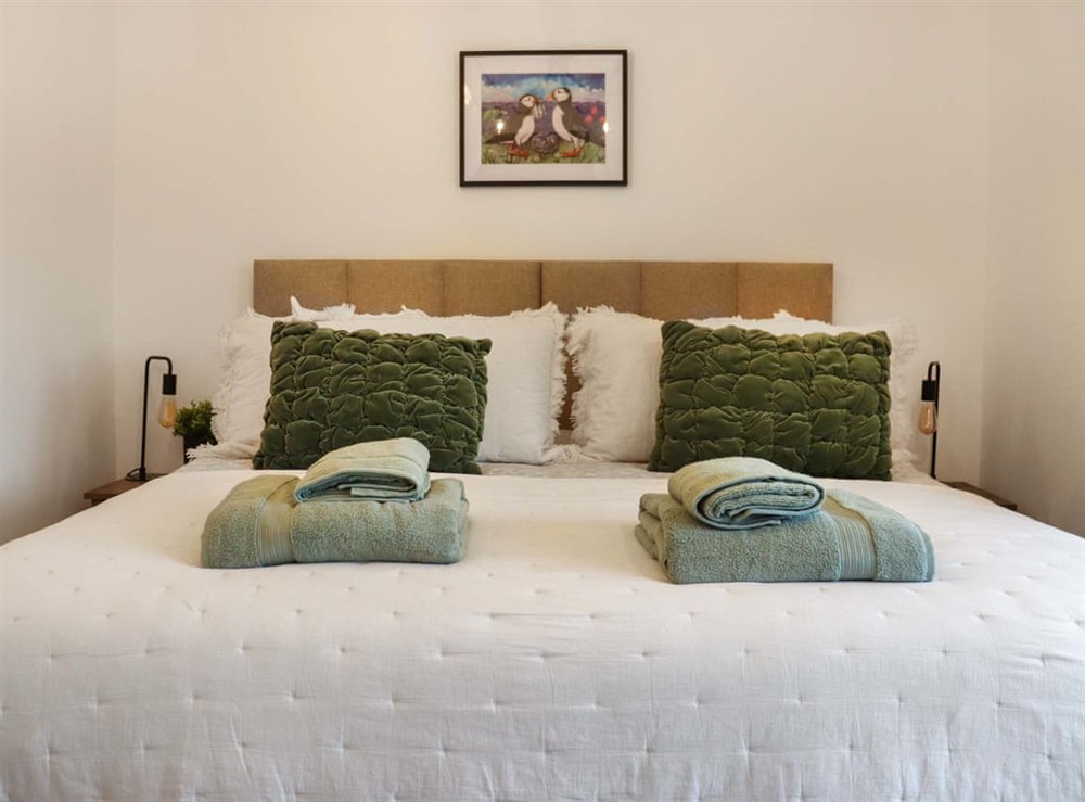 Double bedroom at Fishguard Hideaway in Fishguard, Dyfed