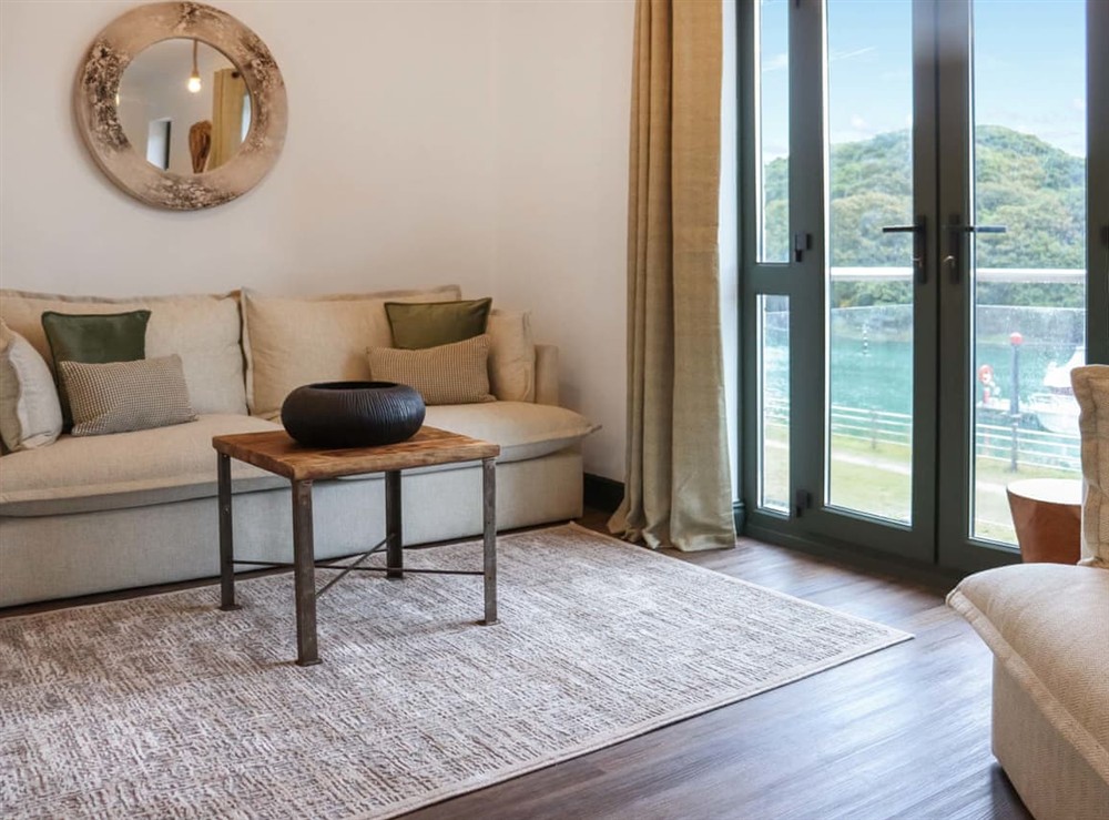 Living area at Fishguard Hideaway in Fishguard, Dyfed