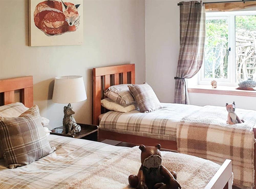 Twin bedroom at Fishponds Cottage in Perth, Perthshire