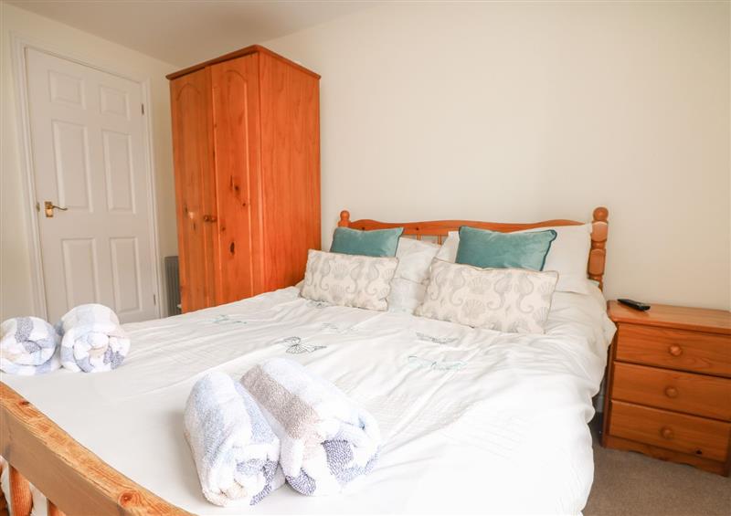 One of the bedrooms at Fistral Bay Cottage, Newquay