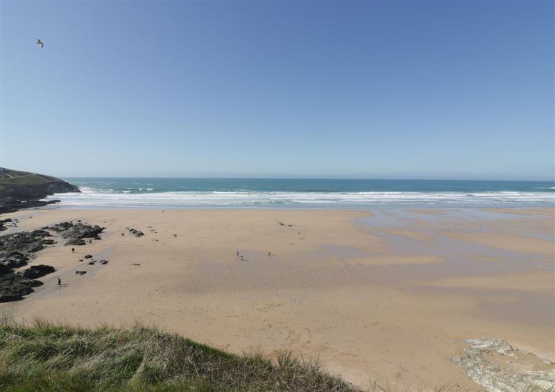 The setting at Fistral Drift, Newquay