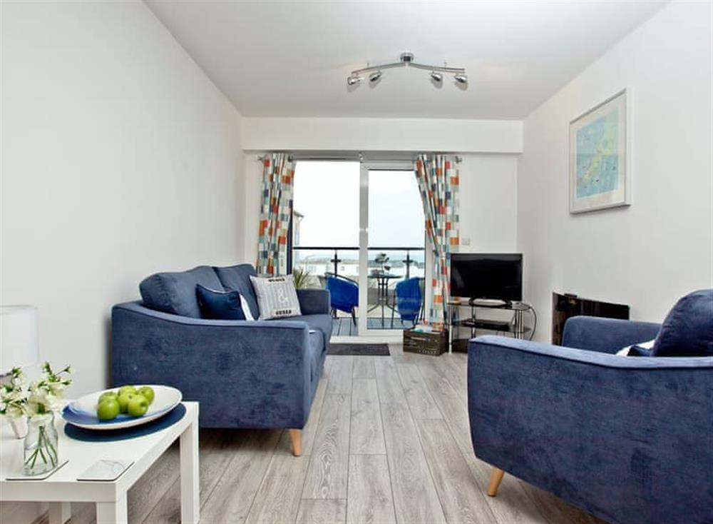 Beautifully presented open plan living space at Fistral Escape, Ocean 1 in Newquay, Cornwall