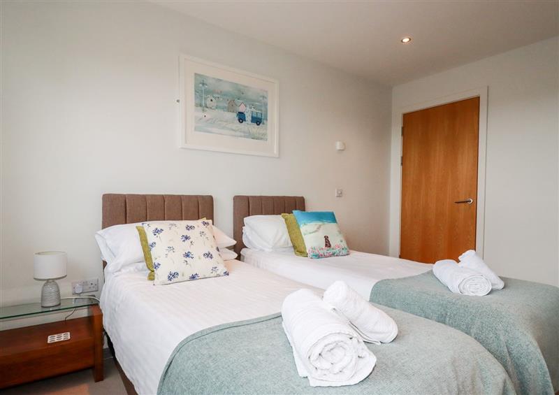 One of the bedrooms at Fistral Pearl, Newquay