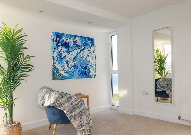 The living room at Fistral Retreat, Newquay