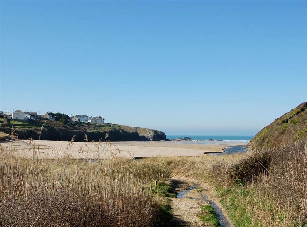 Porthcothan beach at Fistral in St Merryn, near Padstow, Cornwall