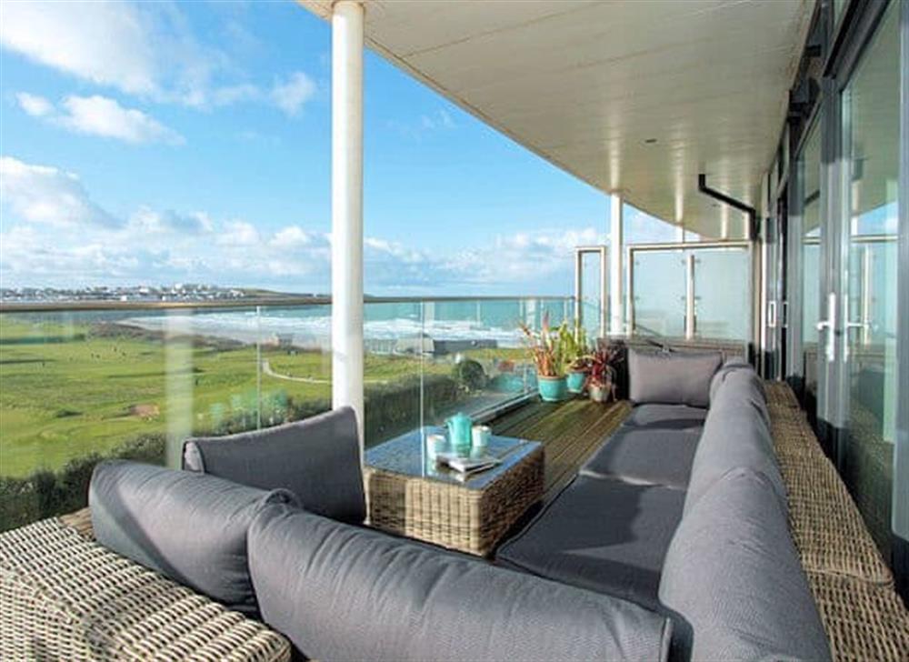 Balcony at Fistral View in 10 Pearl, Newquay
