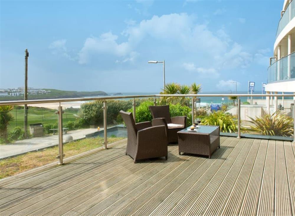 Balcony at Fistral View in 3 Cribbar, Newquay