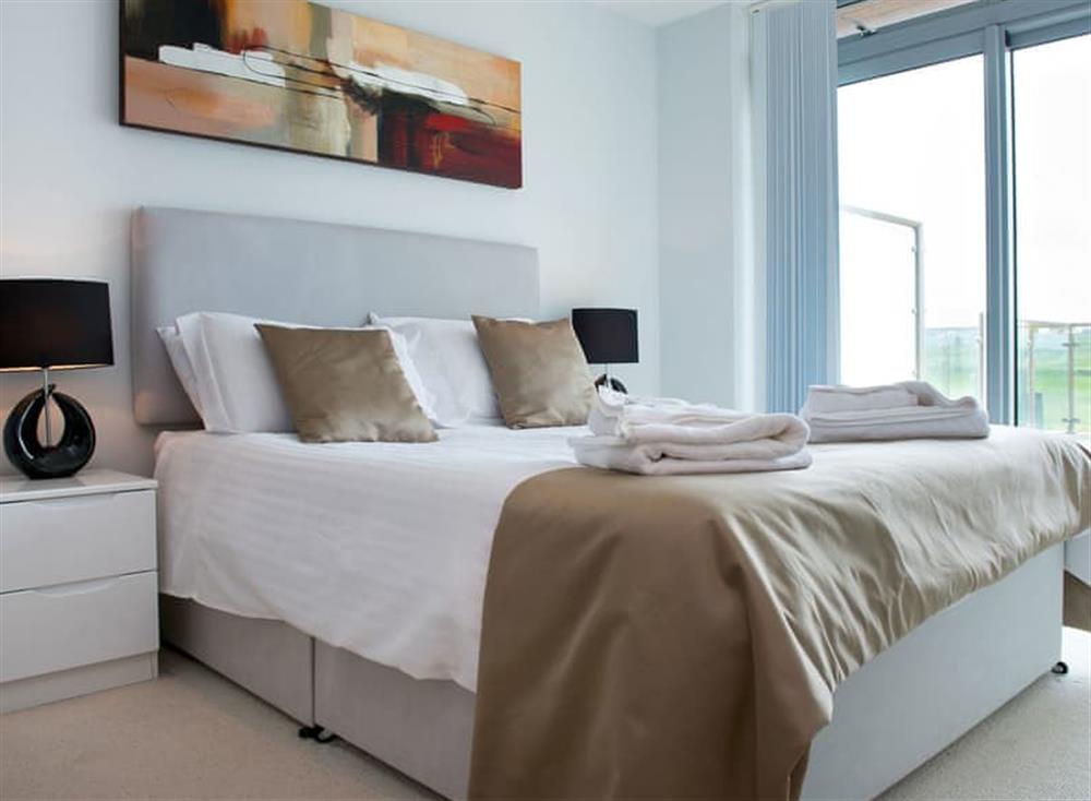 Double bedroom at Fistral View in 3 Cribbar, Newquay