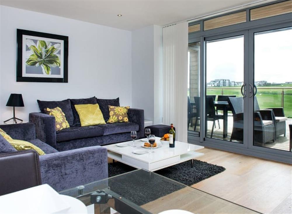 Living area at Fistral View in 3 Cribbar, Newquay