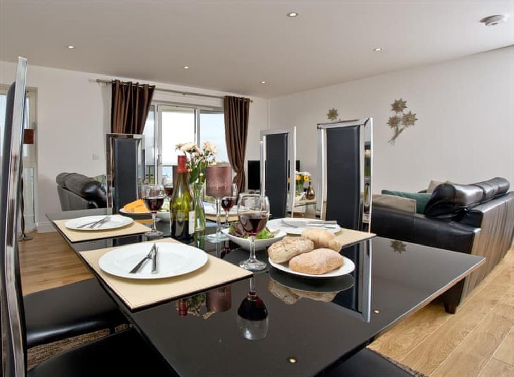 Dining Area at Fistral View at Bredon Court in , Newquay