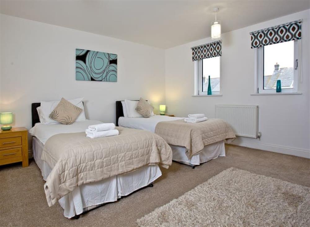 Twin bedroom at Fistral View at Bredon Court in , Newquay