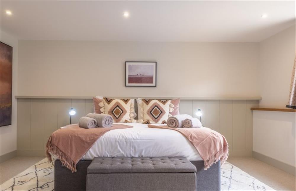 Bedroom three with super-king size bed at Fitters Barn, Warham