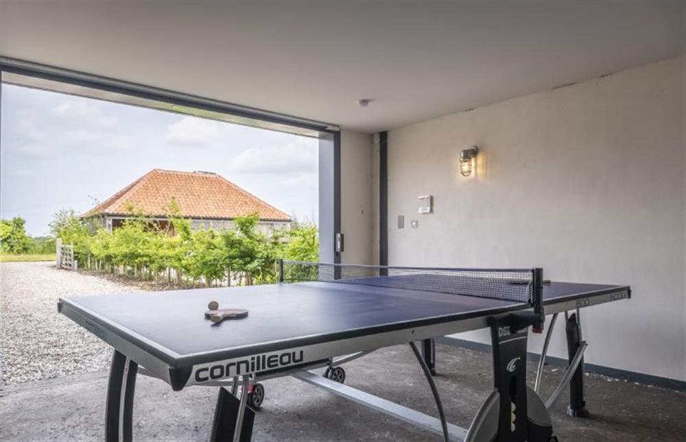 Table tennis at Fitters Barn, Warham