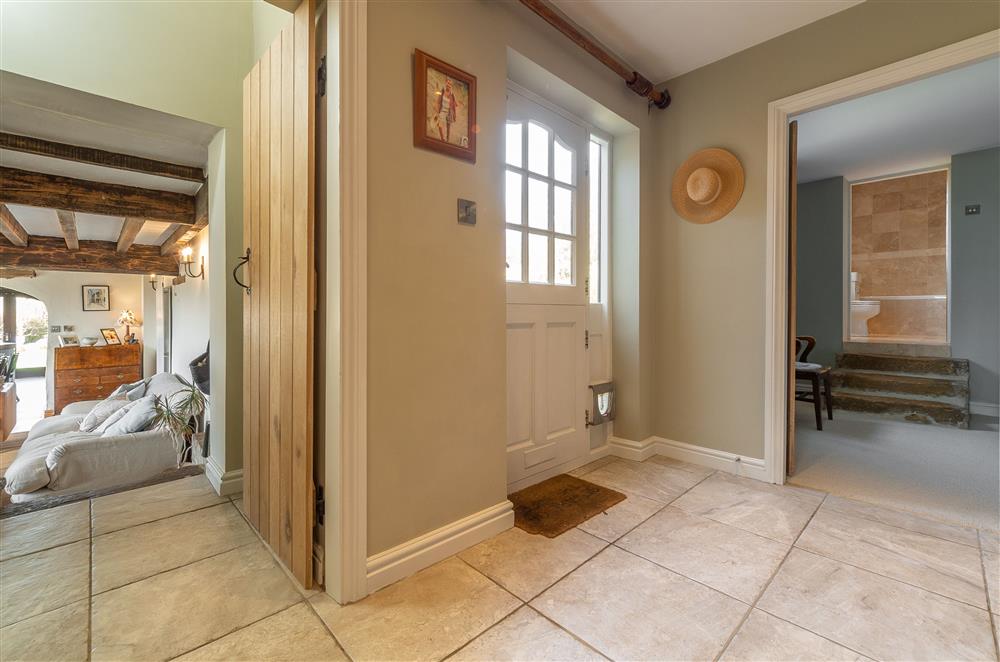 Hallway leading to master bedroom at Five Acres, Boltby