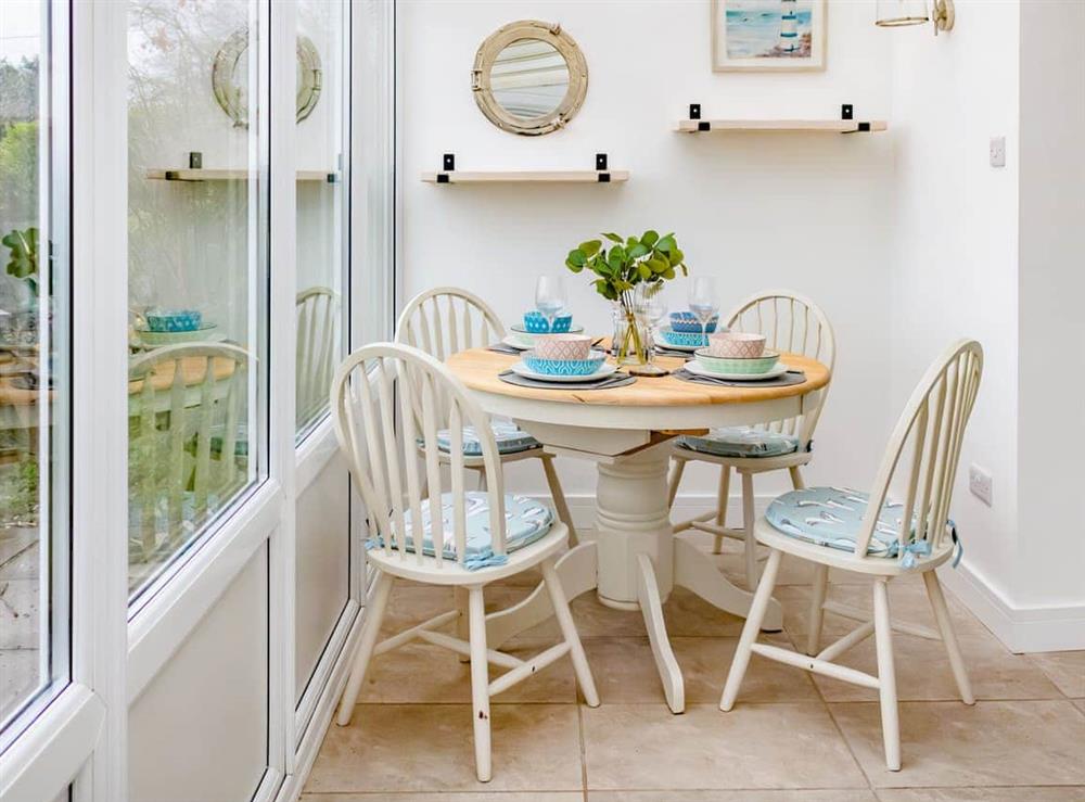 Dining Area at Flag Cottage in Sandyhills, Dumfriesshire