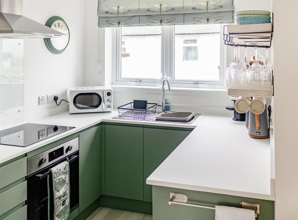 Kitchen at Flag Cottage in Sandyhills, Dumfriesshire