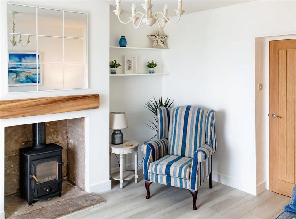 Living area at Flag Cottage in Sandyhills, Dumfriesshire