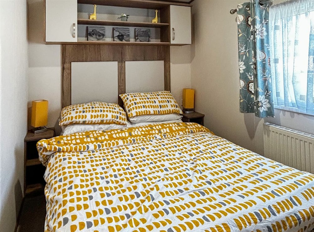 Double bedroom at Flamingoland in Malton, North Yorkshire