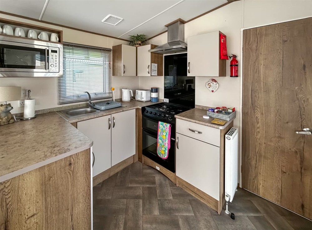 Kitchen area at Flamingoland in Malton, North Yorkshire