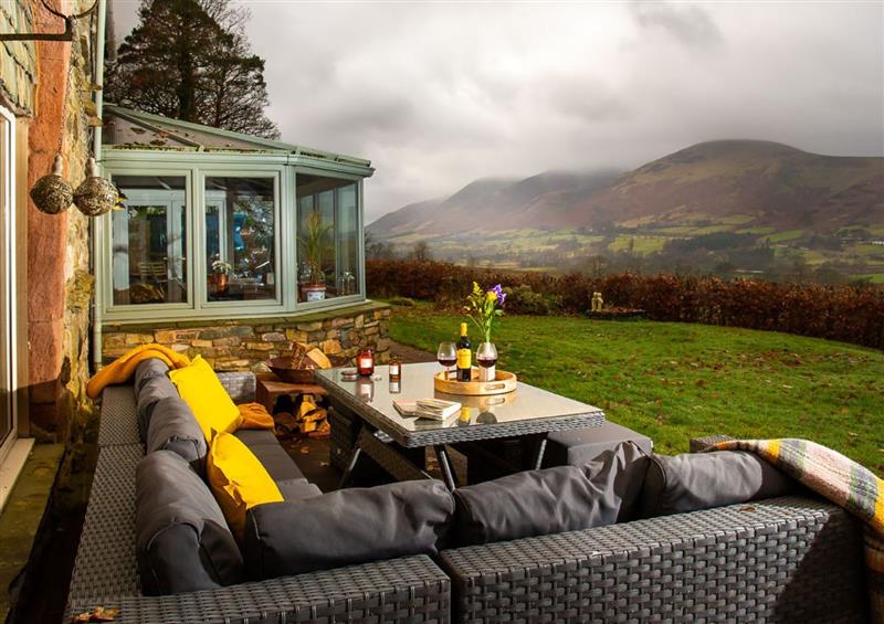 Relax in the living area at Flaska House, Troutbeck Near Penrith