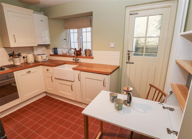 This is the kitchen at Flat 1, Belmont, Tenby