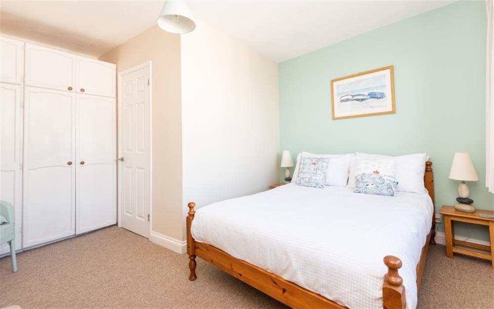 Bright bedroom at Flat 1, Harbour House in Lyme Regis
