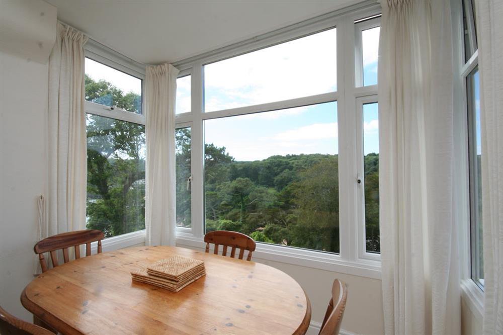 Dining table to seat four at Flat 1 Hazeldene in Sandhills Road, Salcombe