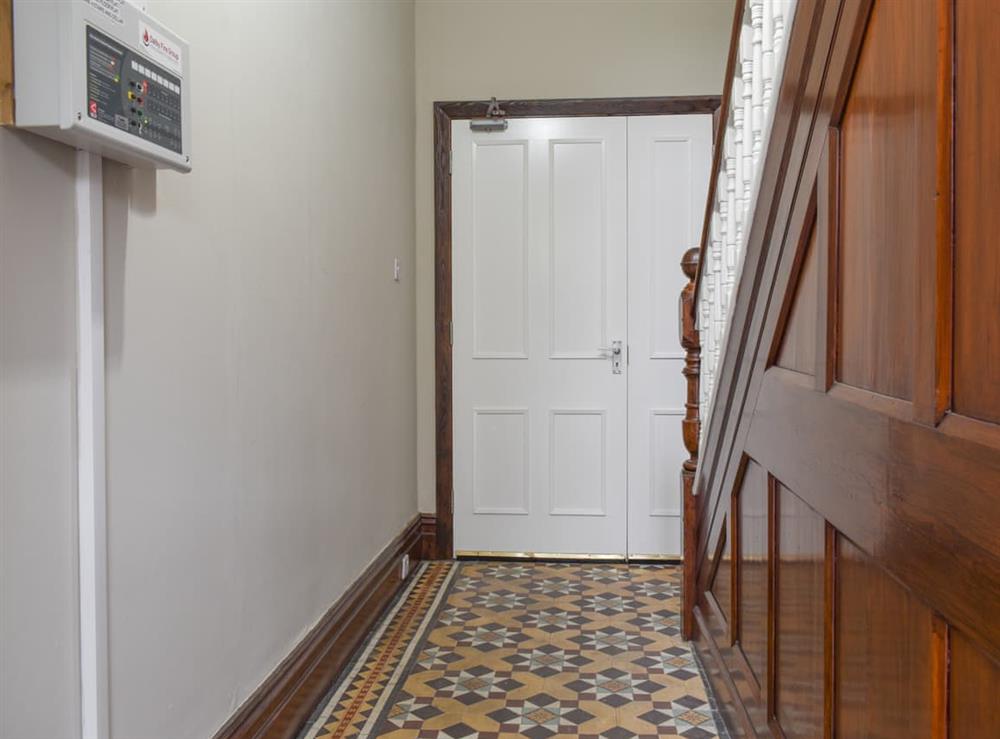 Hallway to apartment at Flat 1 in Hest Bank, Lancashire