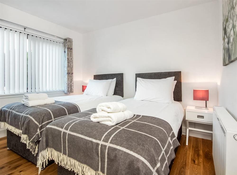 Twin bedroom at Flat 1 in Inverness, Inverness-Shire