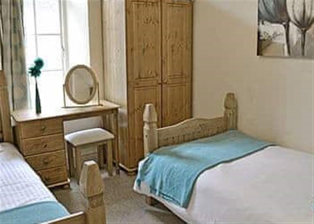 Twin bedroom at Flat 1 in Meathop, near Grange-over-Sands, Cumbria