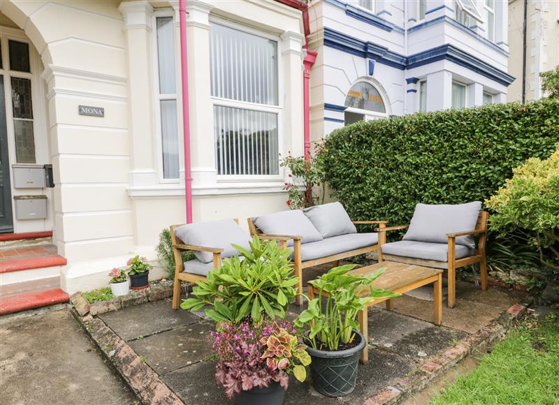 The garden at Flat 1, Mona House, Deganwy