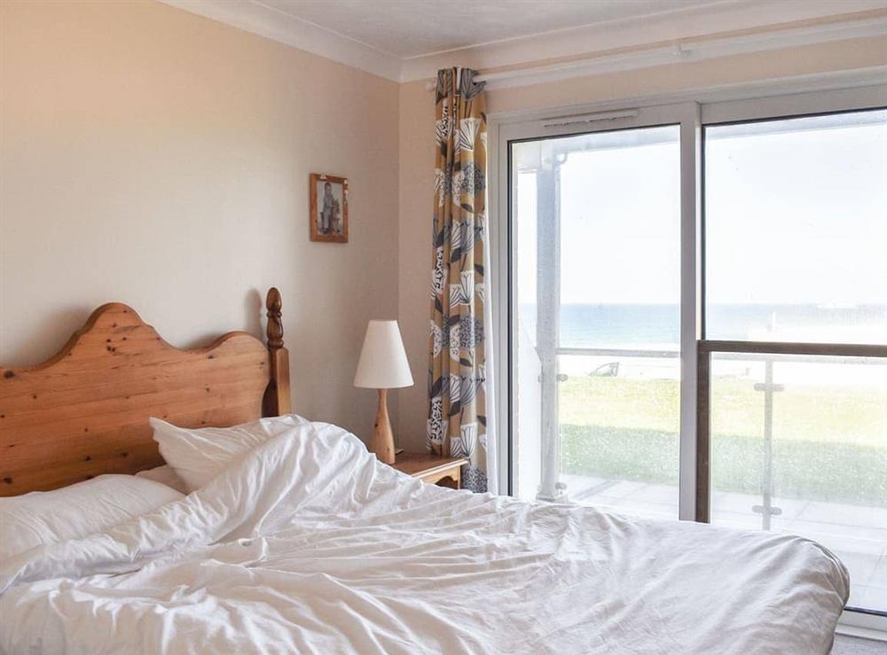 Double bedroom at Flat 1 in Newquay, Cornwall
