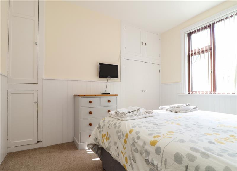 This is a bedroom at Flat 1 Niles Place, St Merryn