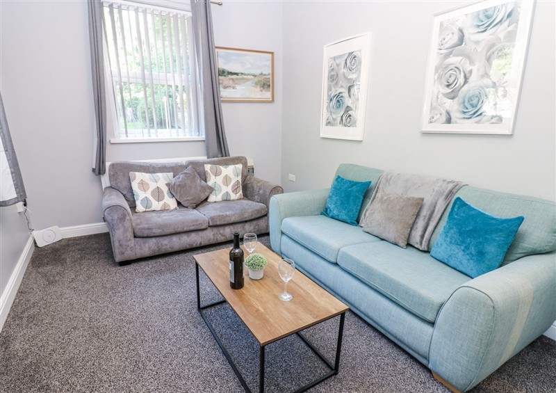 The living room at Flat 1, Omega Court, Whitehaven