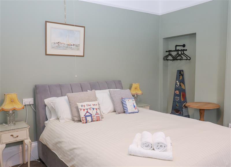 One of the bedrooms at Flat 1, St Agnes House, Lyme Regis